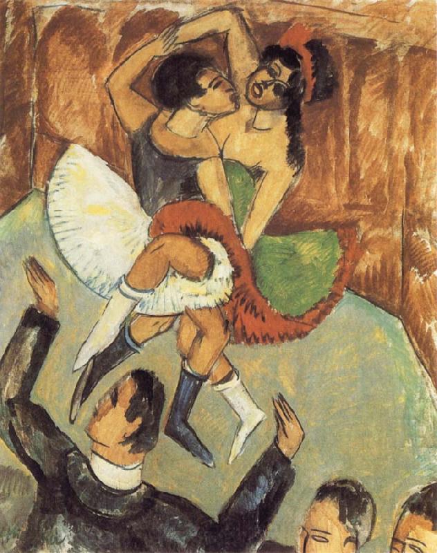 Ernst Ludwig Kirchner Negro Dance Germany oil painting art